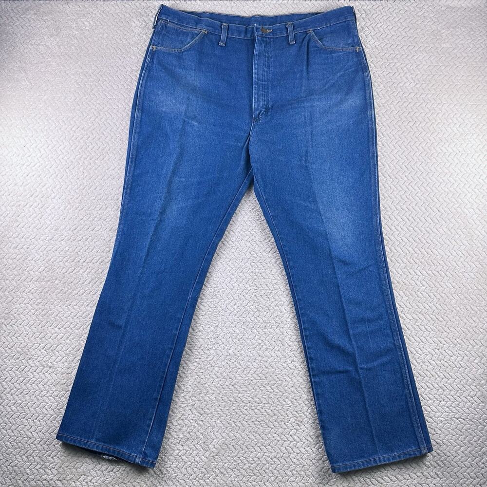Vintage‎ Wrangler Jeans Men’s 42x32 Made In USA 100% Cotton Western Cowboy Work - Picture 2 of 16